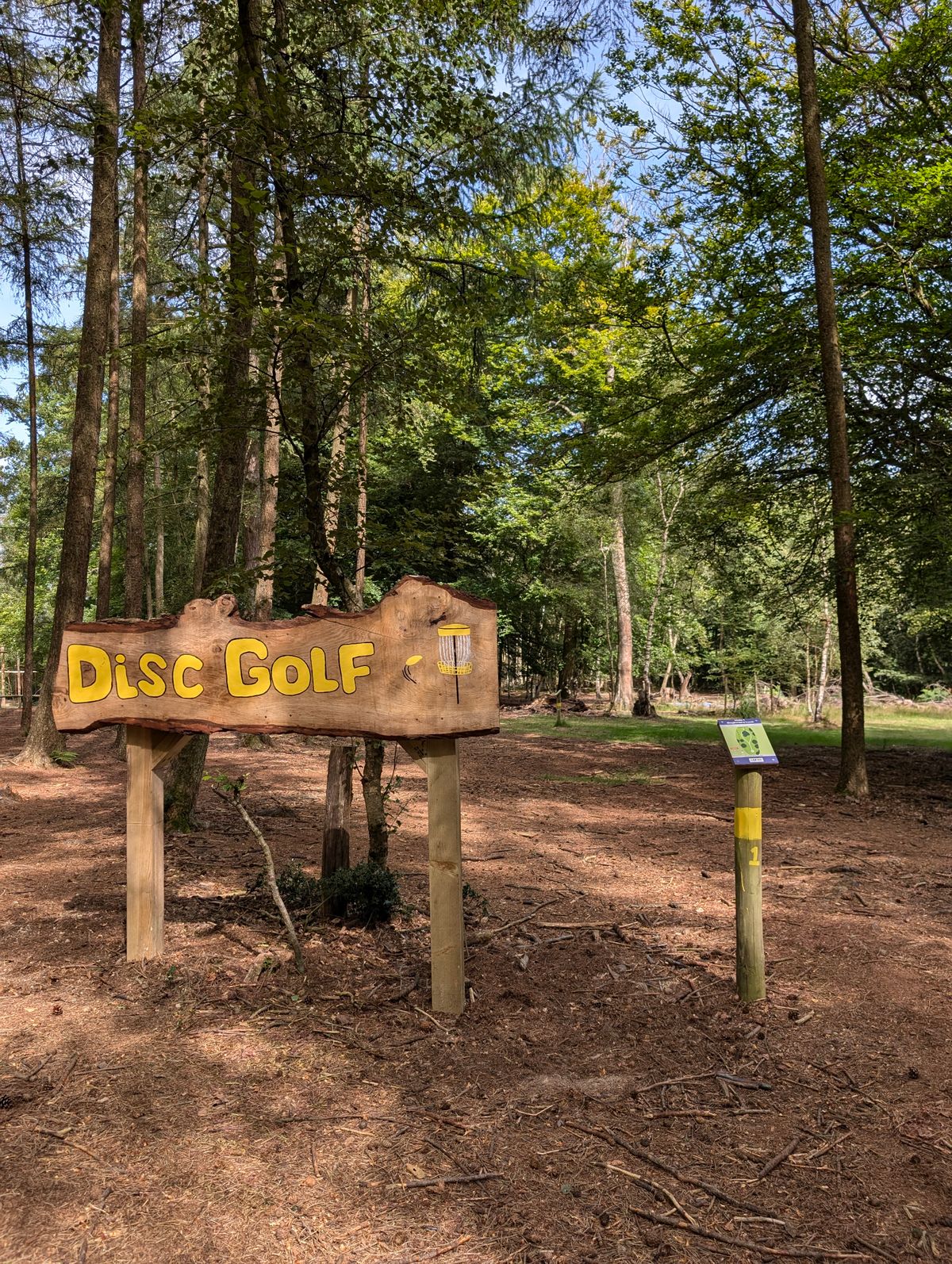 Hindleap Warren Disc Golf course